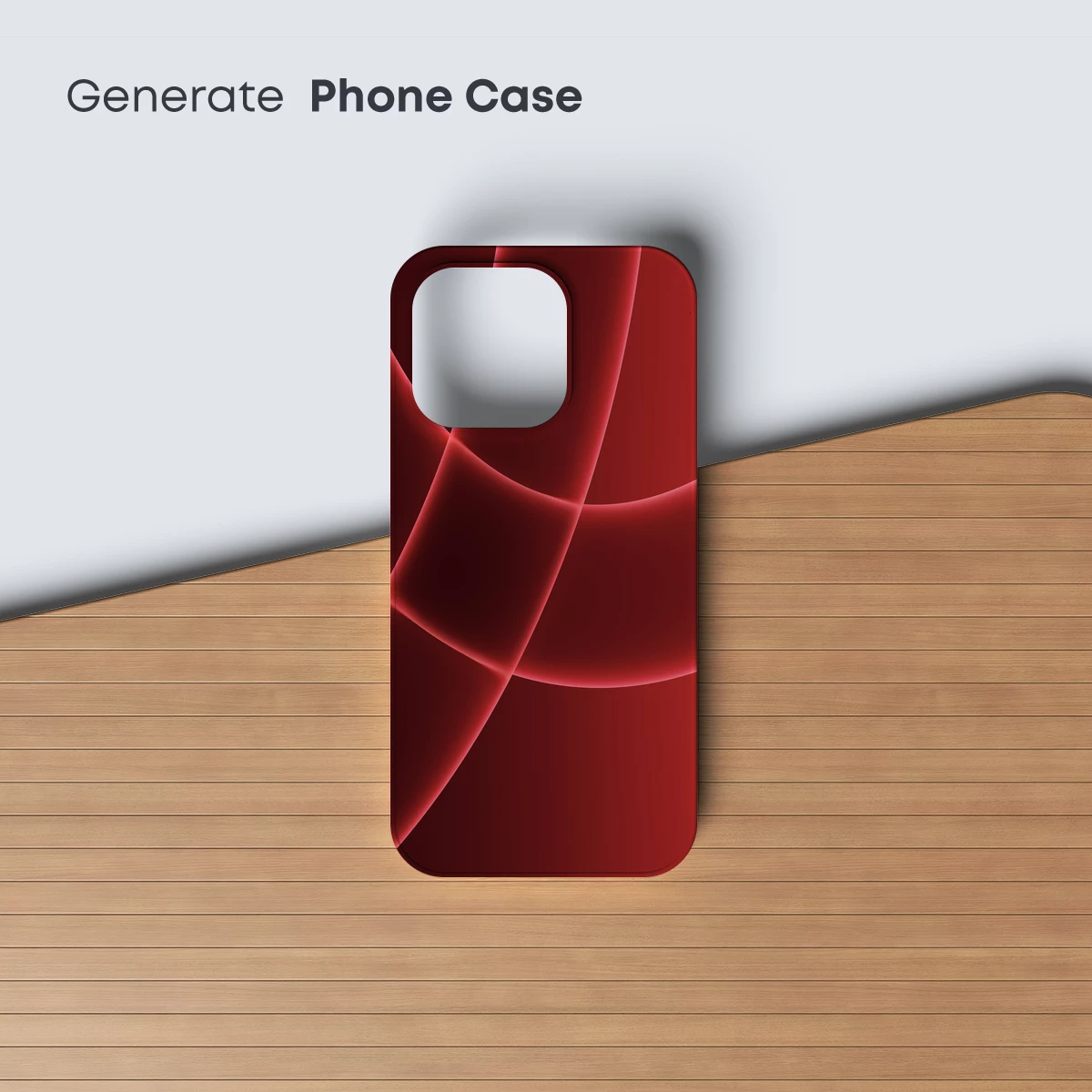 Crimson Curves: A Dance of Abstract Elegance - Image 3