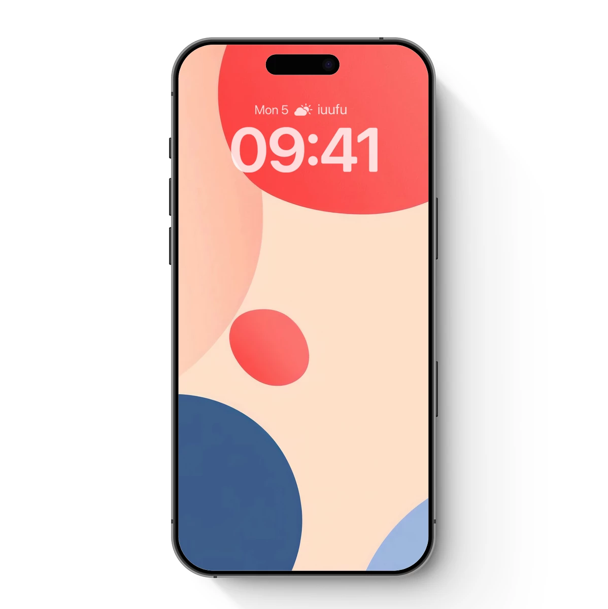 Geometric Harmony: Bold Circles in Pastel Palette