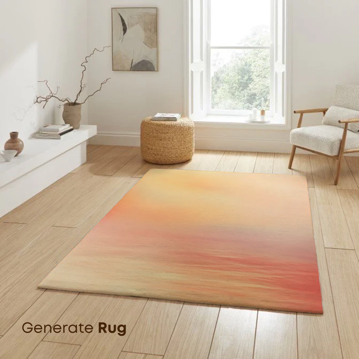 Horizon Hues: Abstract Sunset Symphony - Image 6