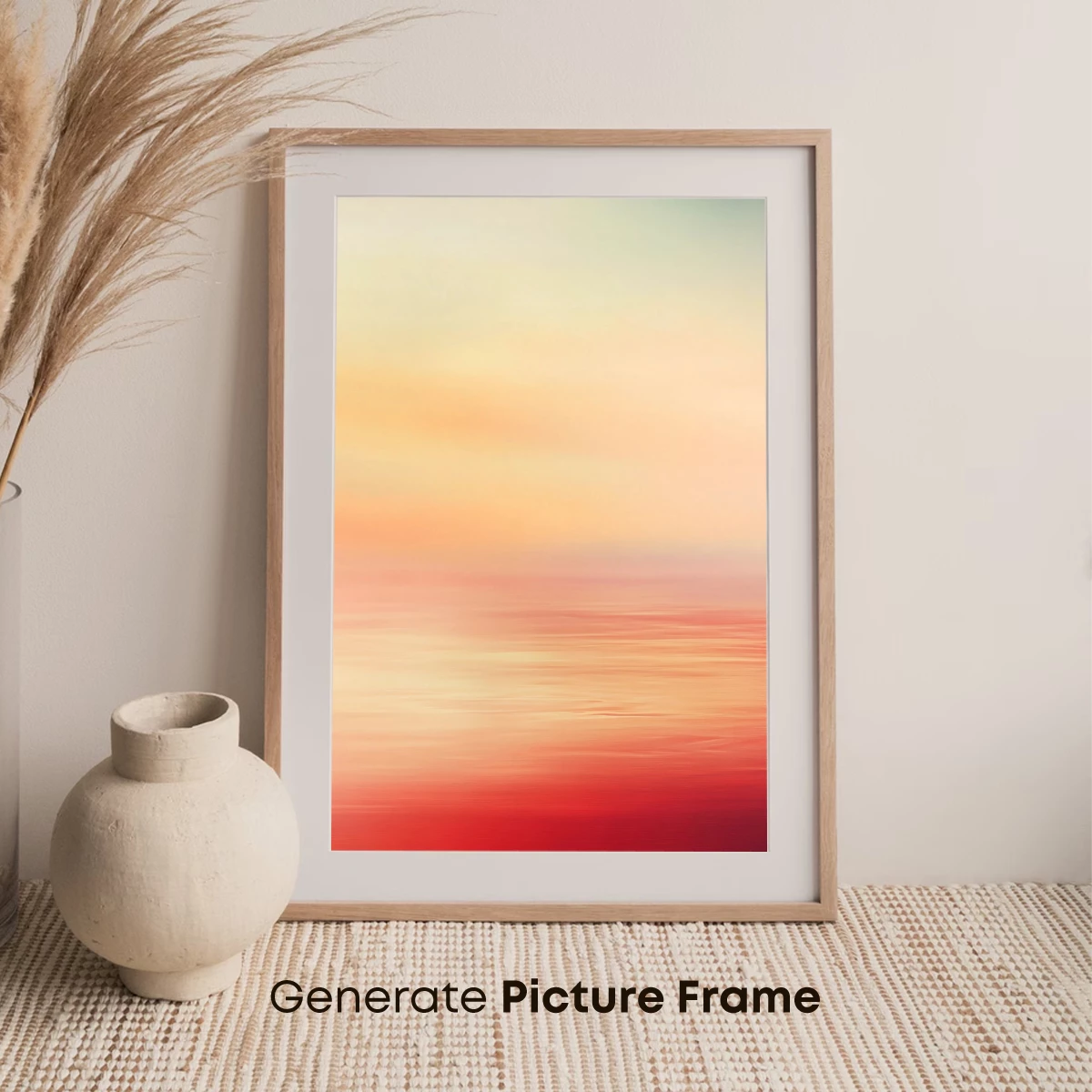 Horizon Hues: Abstract Sunset Symphony - Image 7