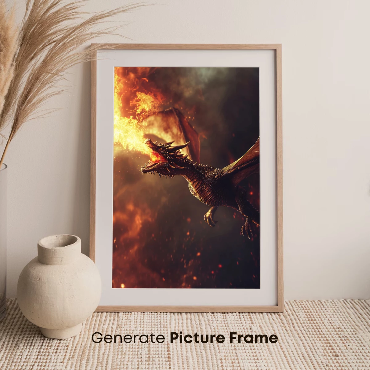 Dragon's Inferno: Fiery Breath and Shadows - Image 7