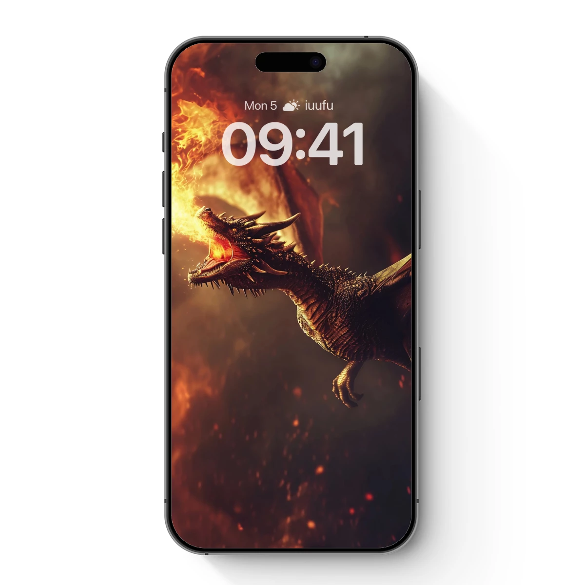 Dragon's Inferno: Fiery Breath and Shadows