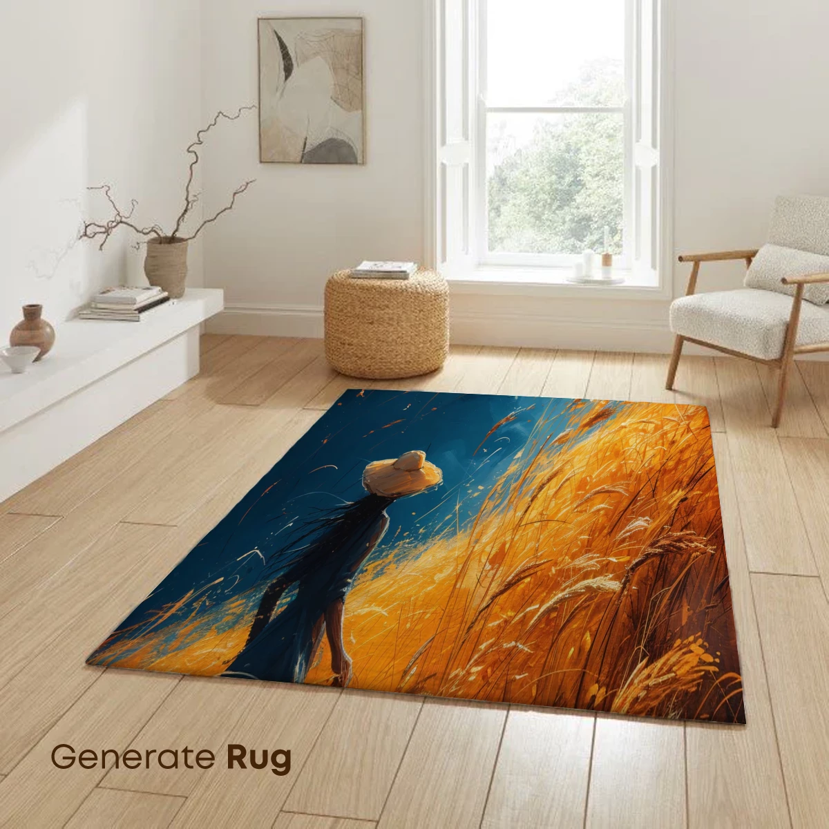 Golden Fields Under Twilight Skies - Image 6