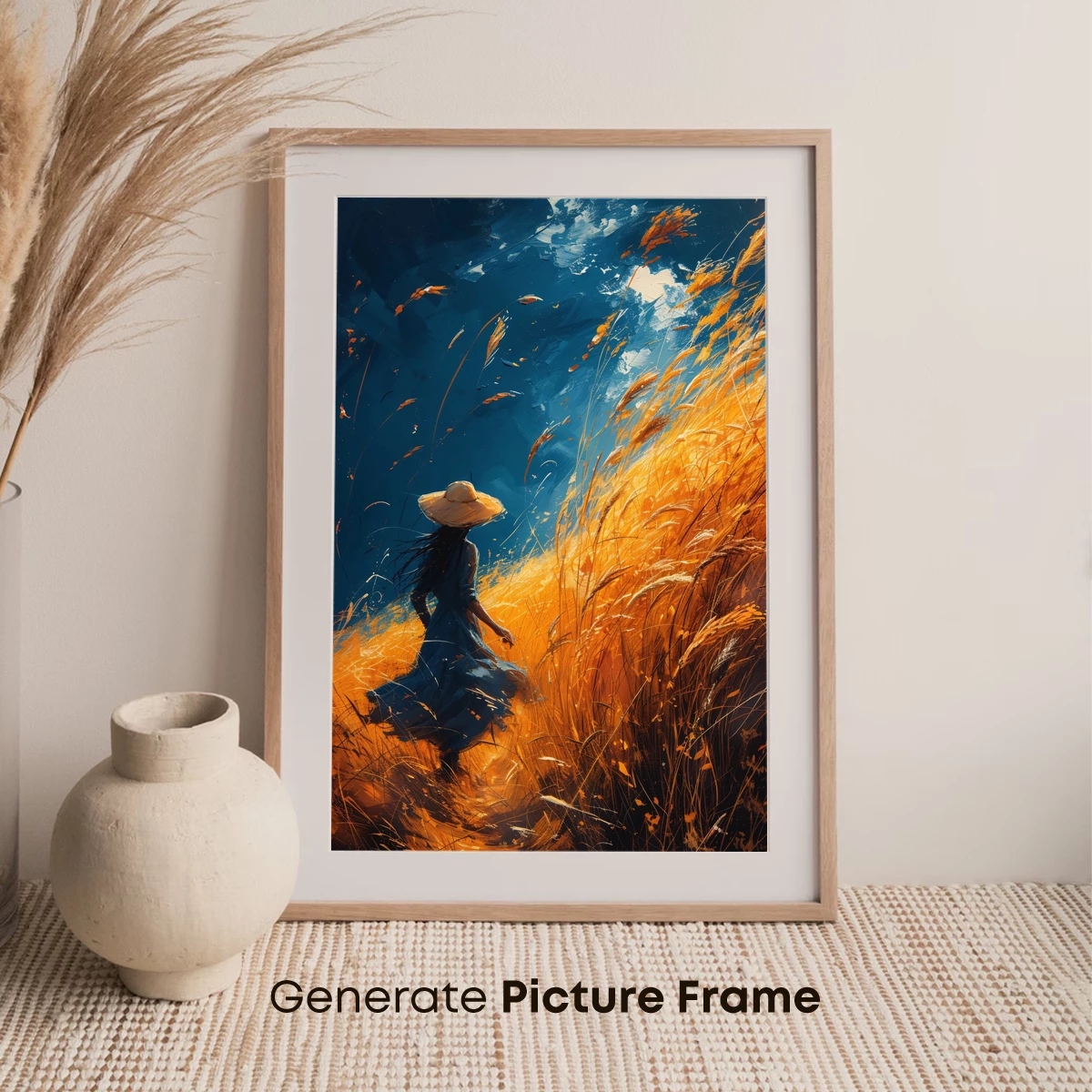 Golden Fields Under Twilight Skies - Image 7
