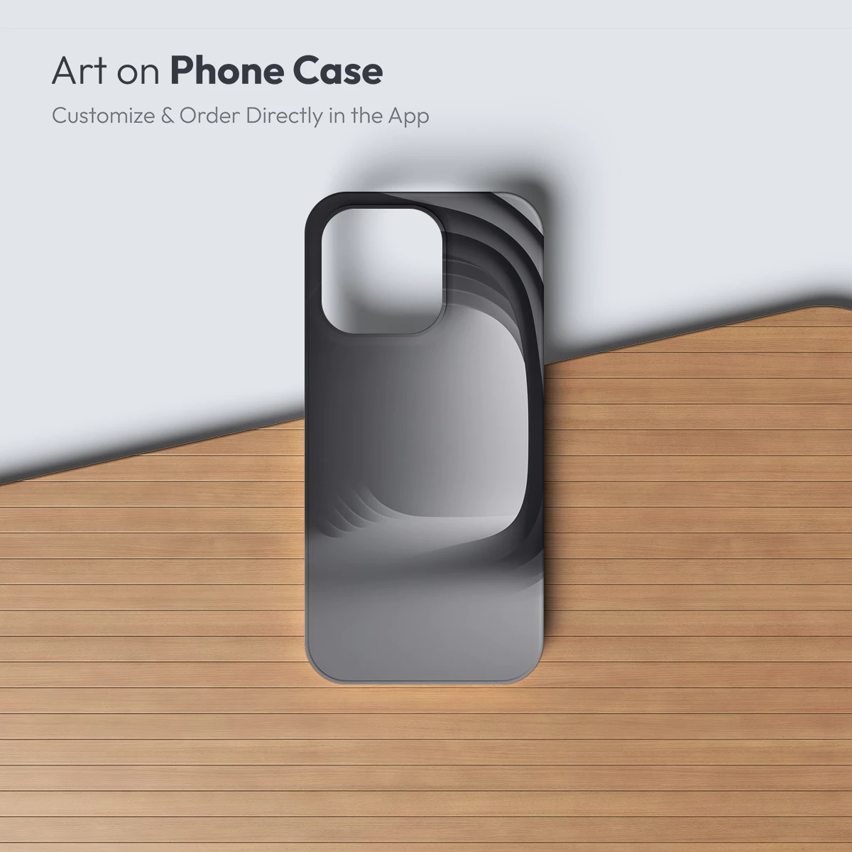 Ethereal Gray Waves: A Study in Depth and Shadow - Image 2