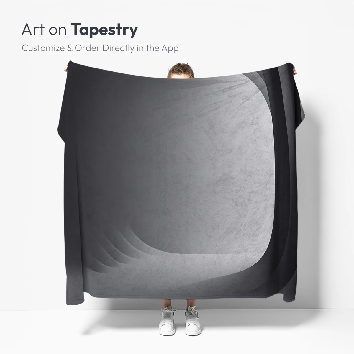 Ethereal Gray Waves: A Study in Depth and Shadow - Image 4