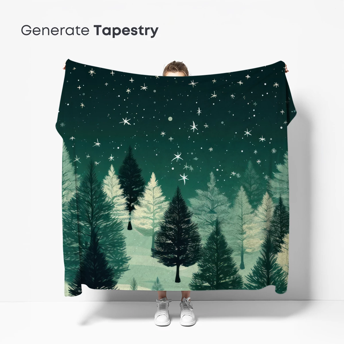 Enchanted Forest Under a Starlit Sky - Image 5