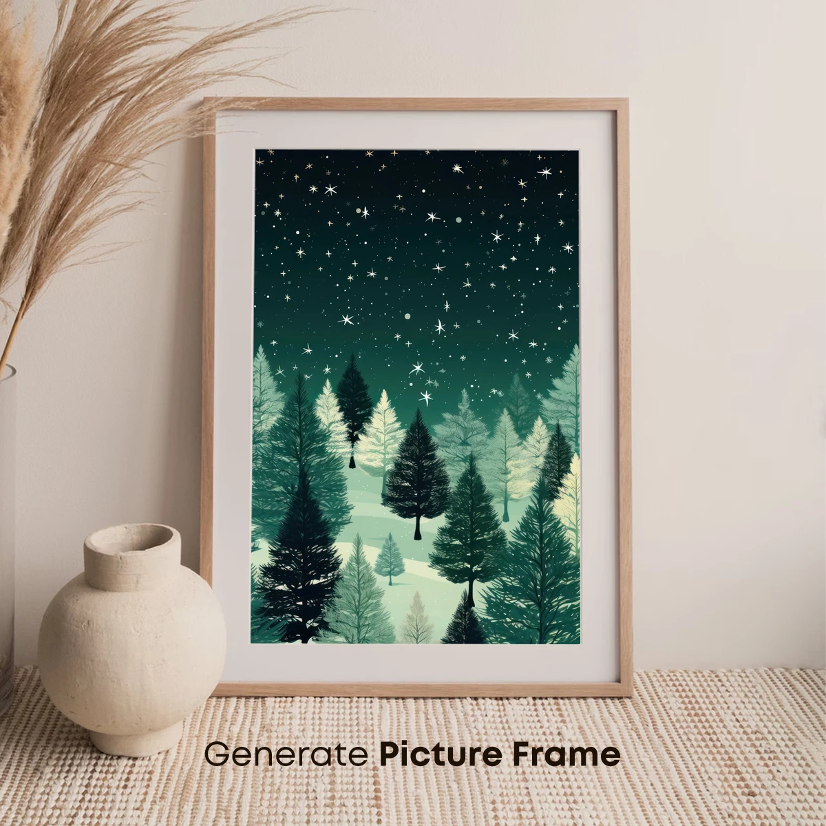 Enchanted Forest Under a Starlit Sky - Image 7