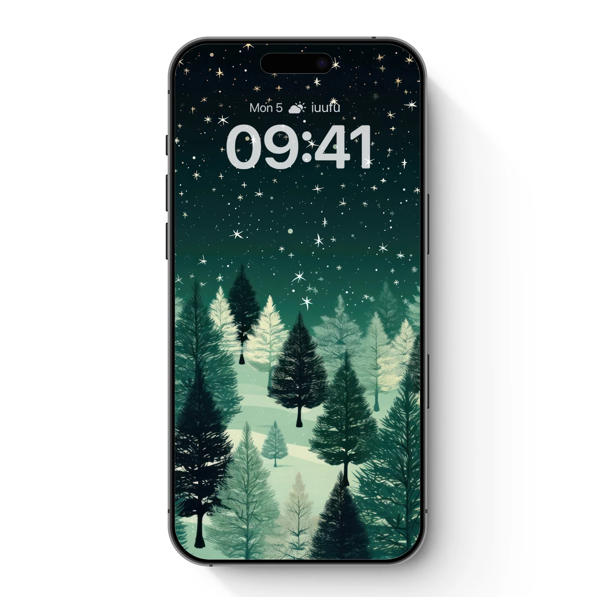 Enchanted Forest Under a Starlit Sky