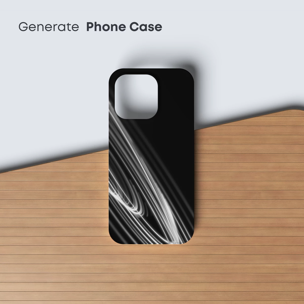 Ethereal Light Trails: Monochrome Flow - Image 3