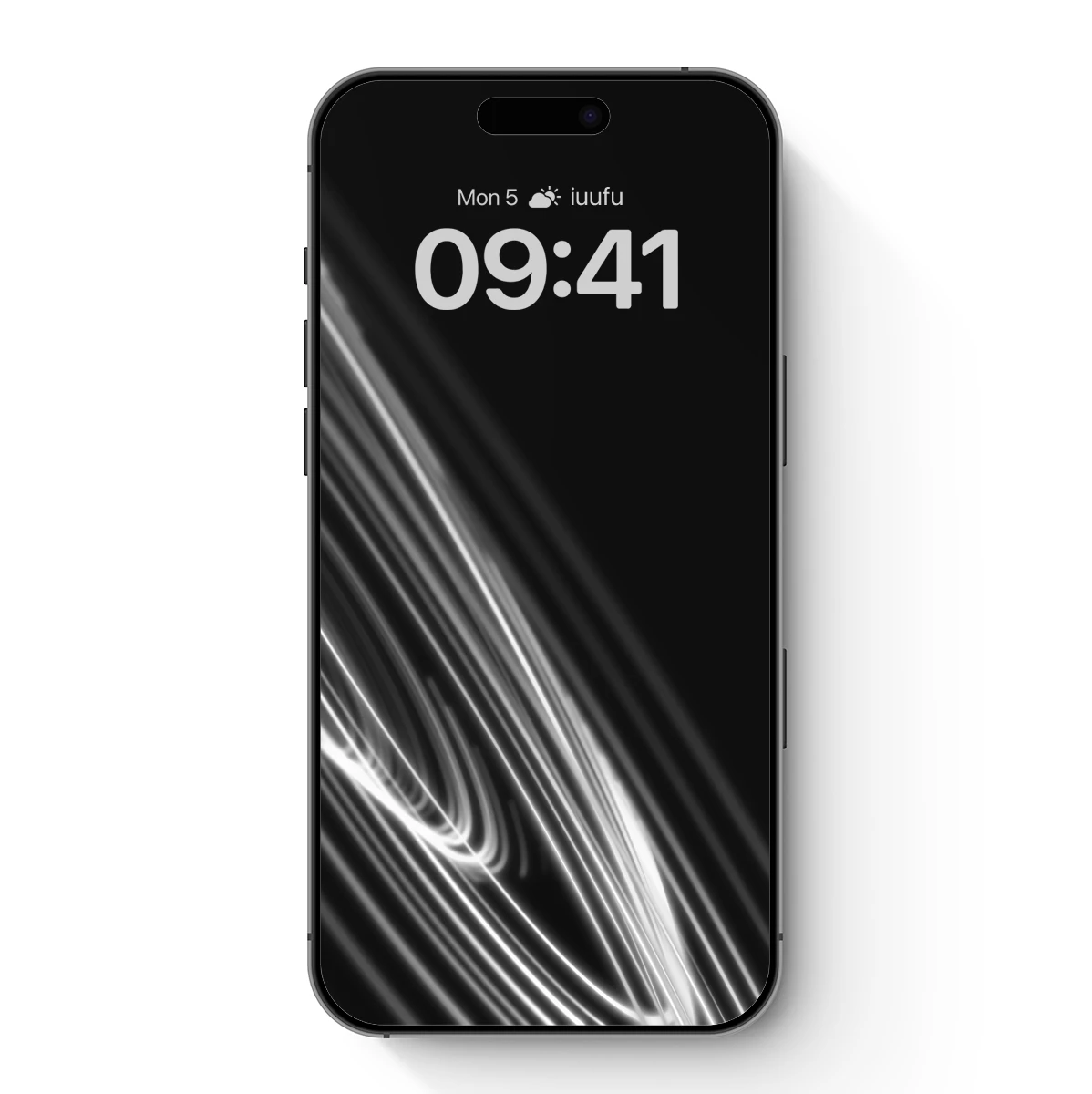 Ethereal Light Trails: Monochrome Flow