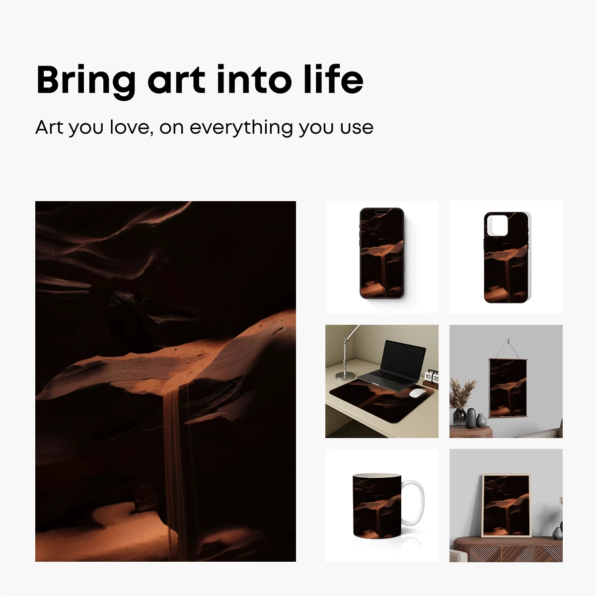 Cavernous Whispers: Eroded Sandstone Symphony - Image 2