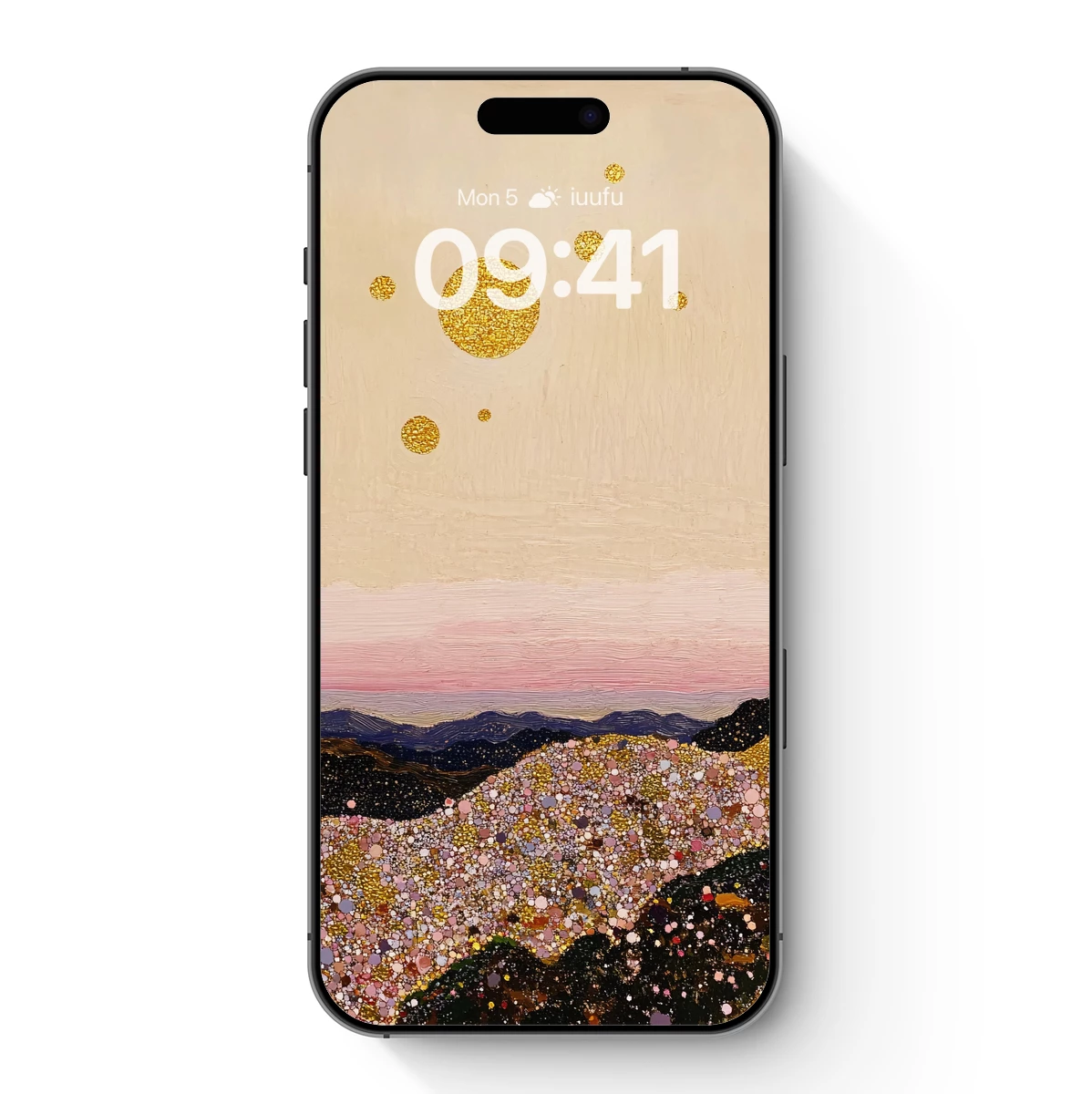 Golden Orb Horizon: A Celestial Landscape