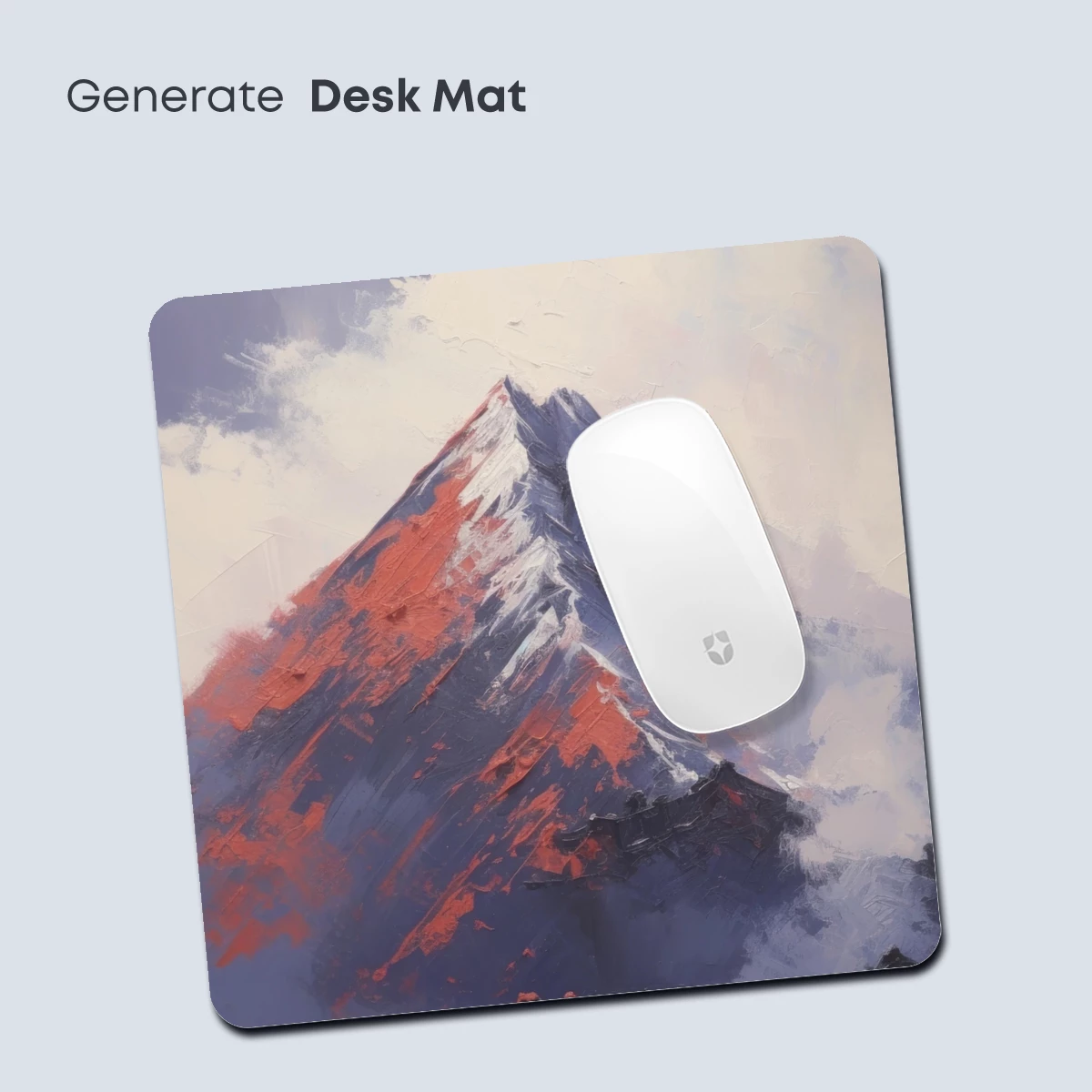 Fiery Peak: Abstract Mountain Majesty - Image 4