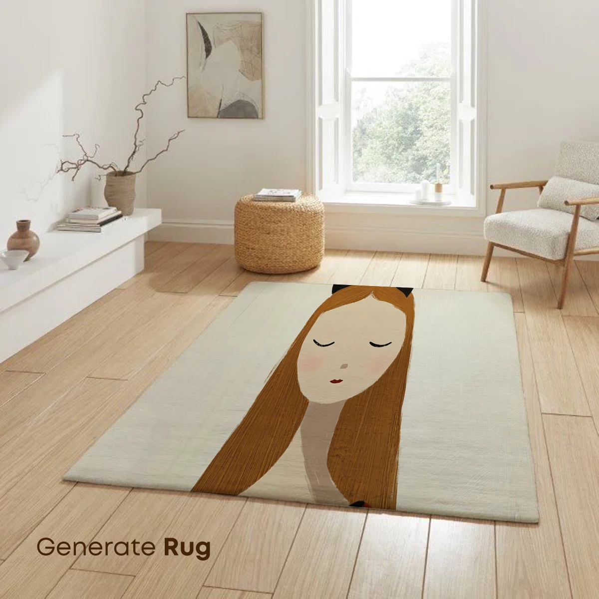 Enigmatic Horned Maiden: A Modern Folklore Portrait - Image 6