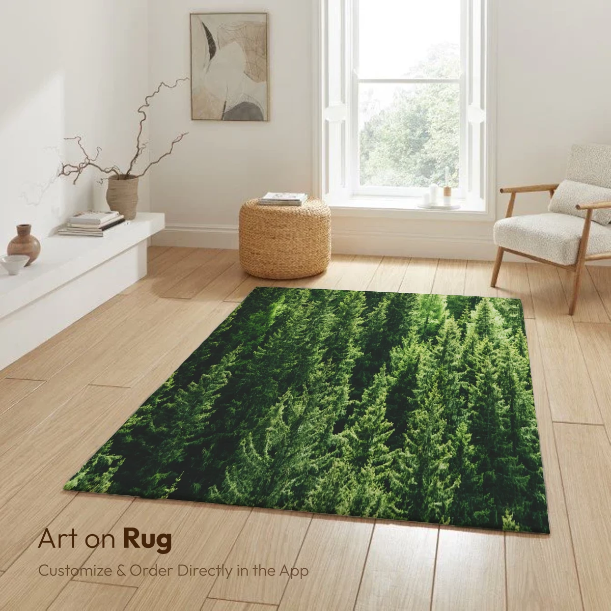 Eternal Forest Canopy: Verdant Pines in Harmony - Image 5