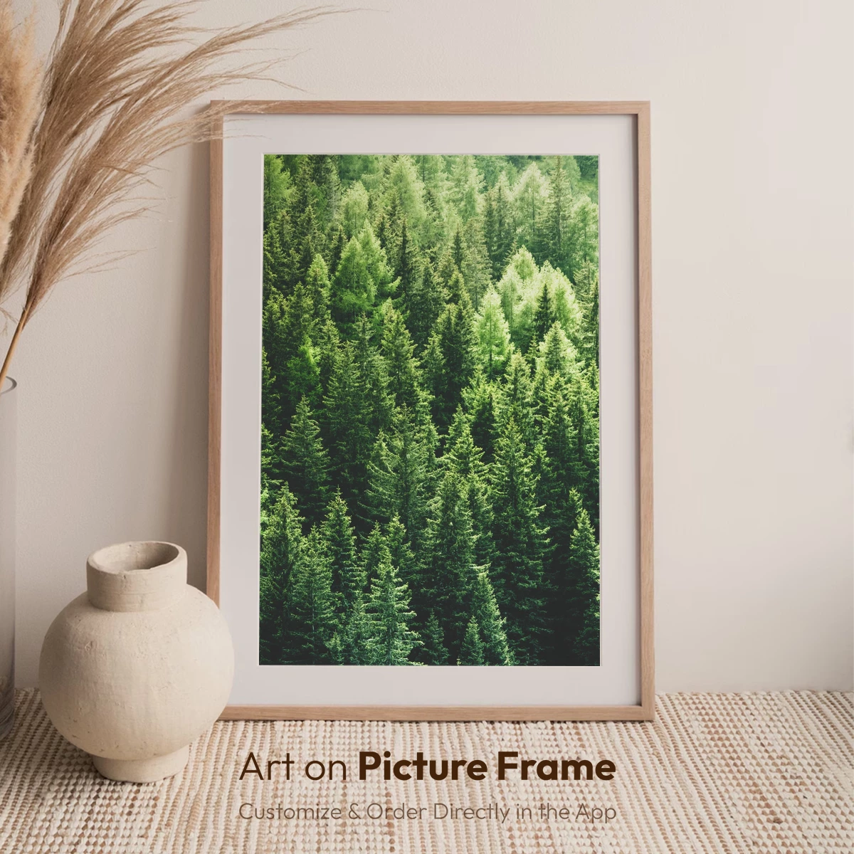 Eternal Forest Canopy: Verdant Pines in Harmony - Image 6