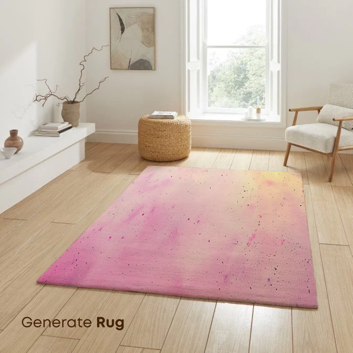 Cosmic Dawn: Pink Nebula Abstract - Image 6