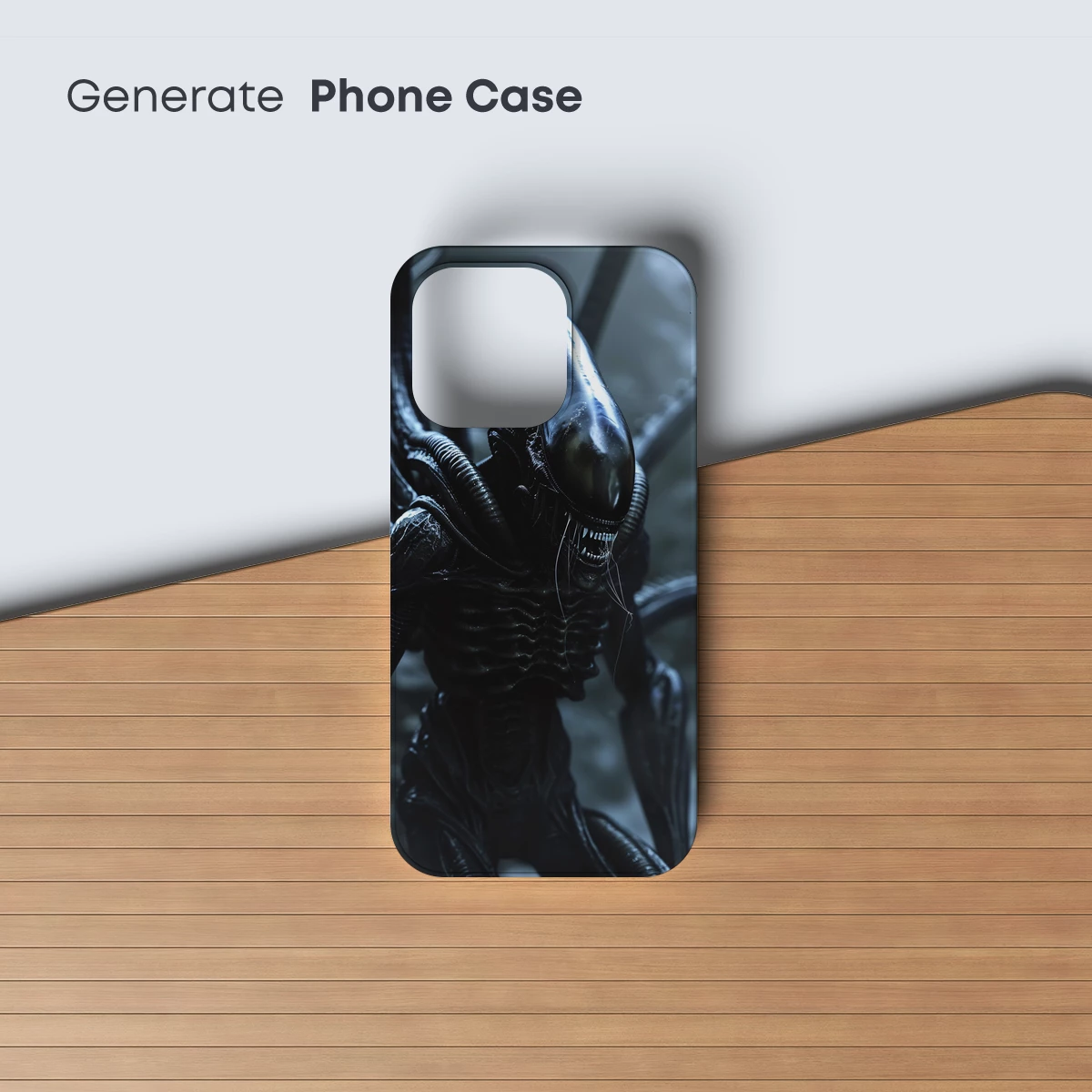 Alien Predator: Dark, Sleek Horror Icon - Image 3