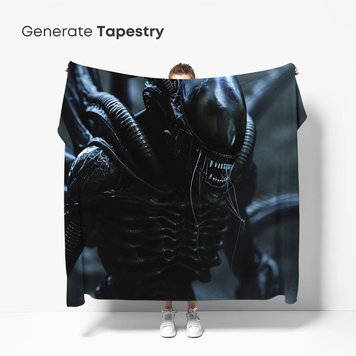 Alien Predator: Dark, Sleek Horror Icon - Image 5