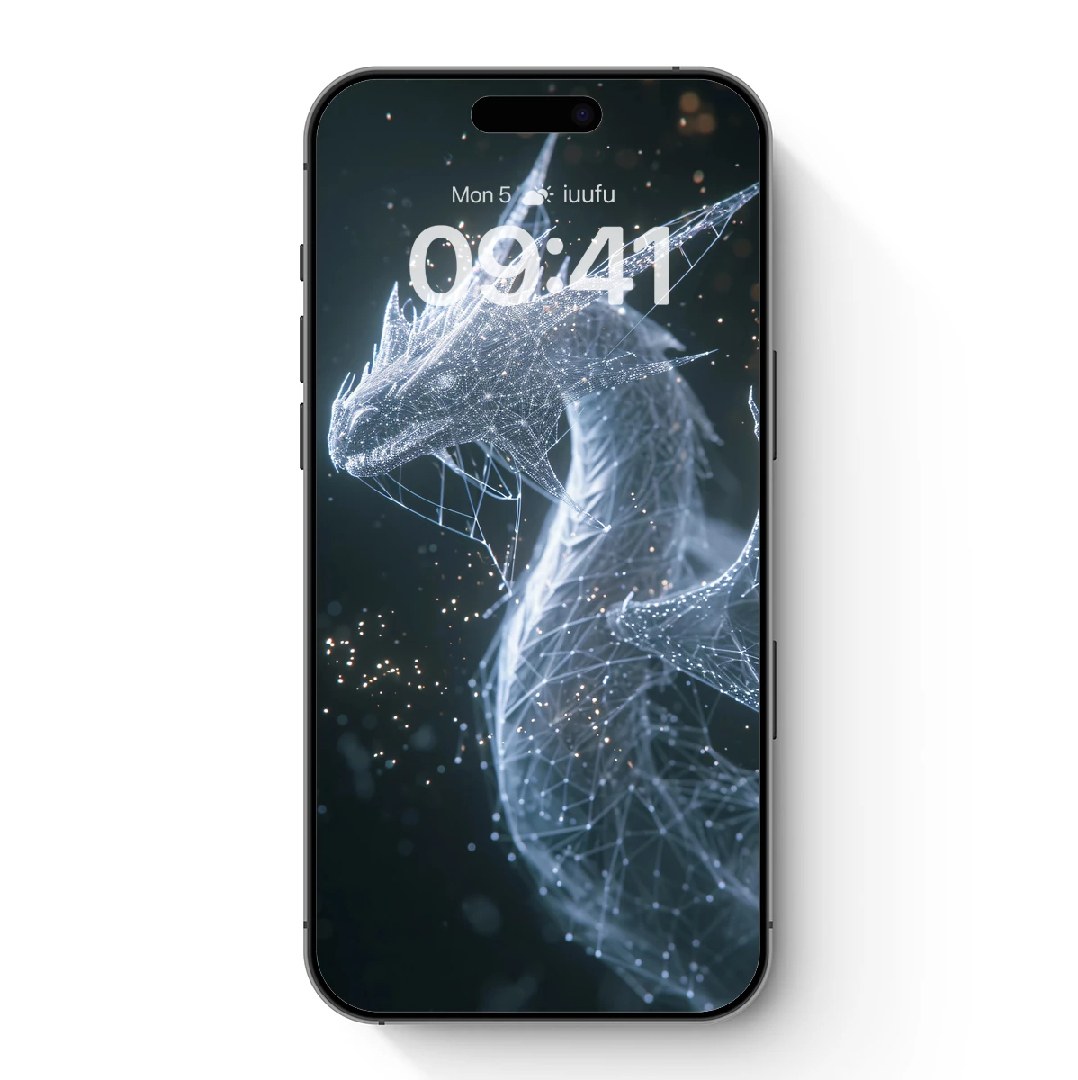 Luminous Dragon Weave: Digital Artistry in Motion