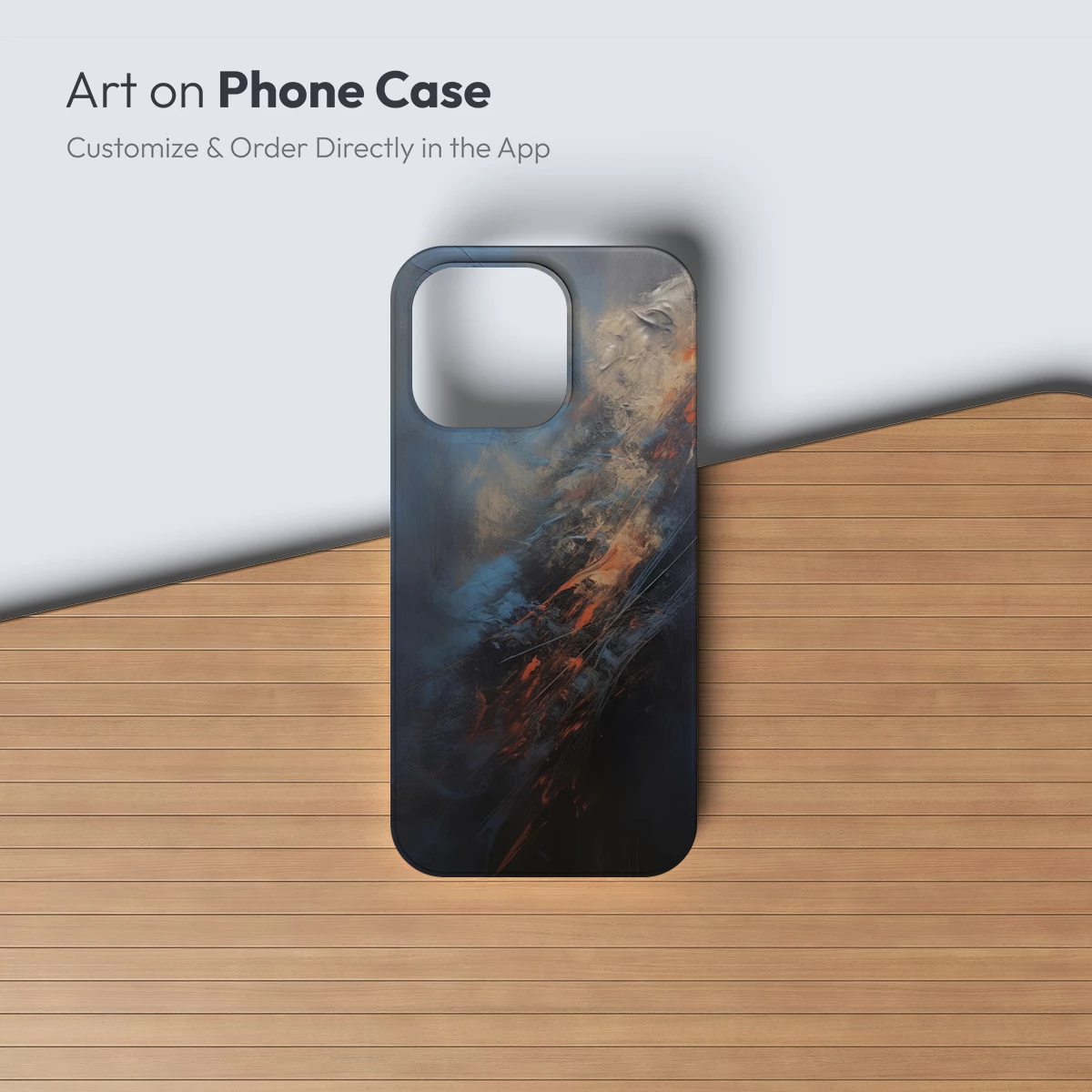 Ashen Embers: Abstract Fusion of Fire and Smoke - Image 2