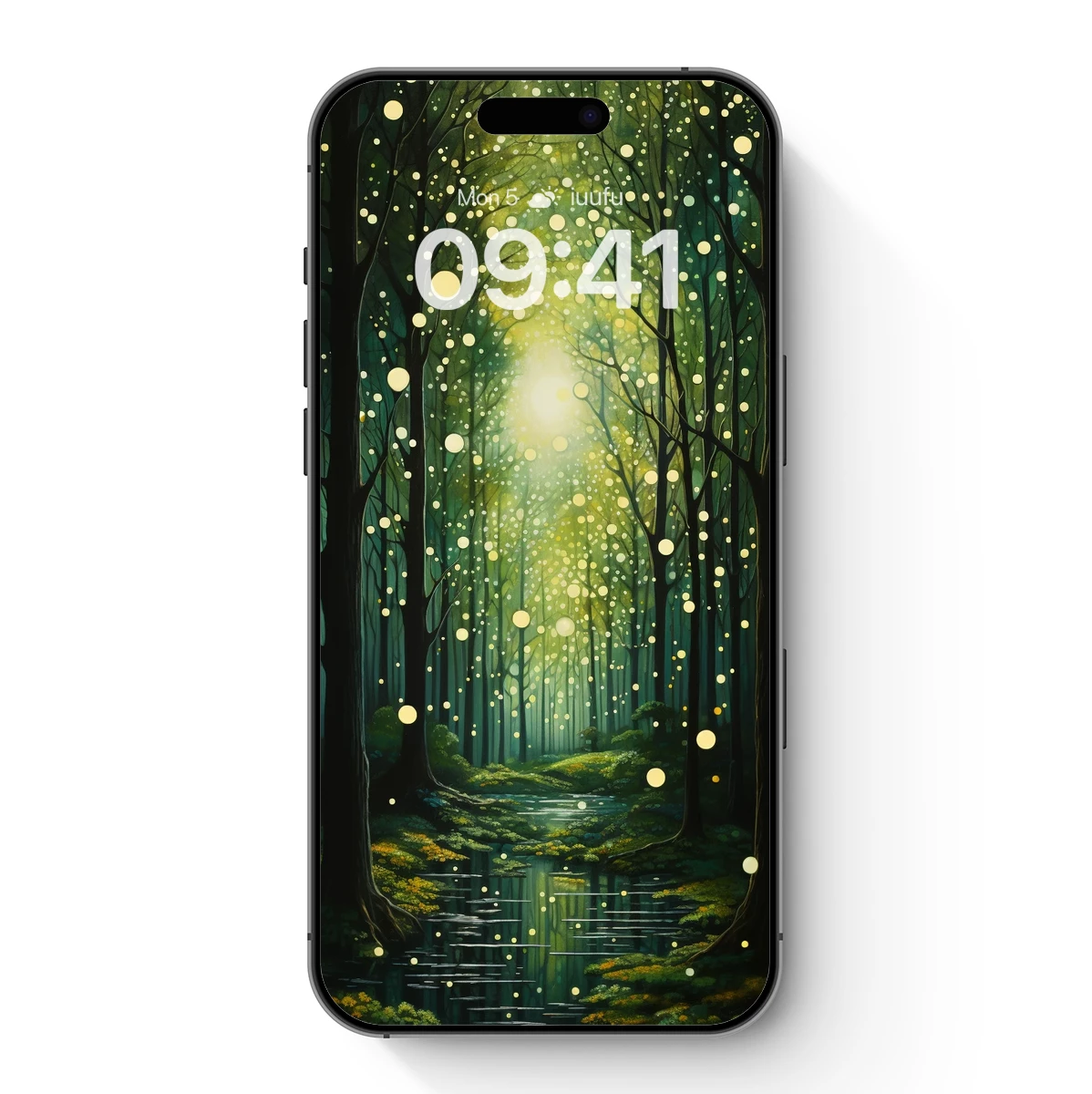 Enchanted Forest Glow: A Luminous Pathway