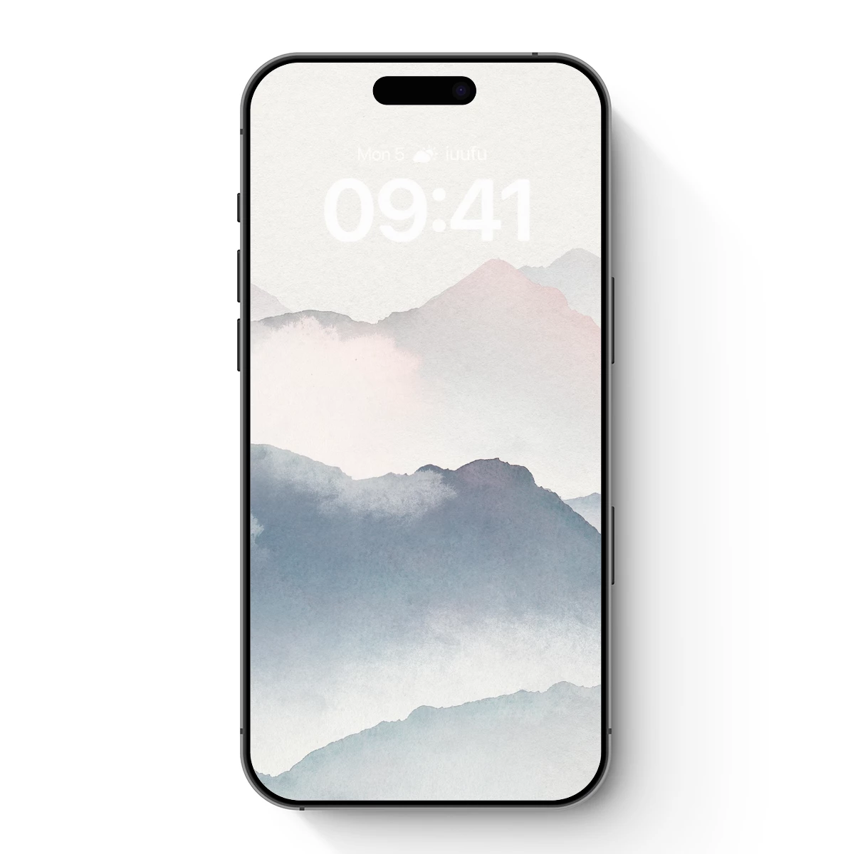 Misty Mountain Layers: Watercolor Elegance Misty Mountain Layers: Watercolor Elegance