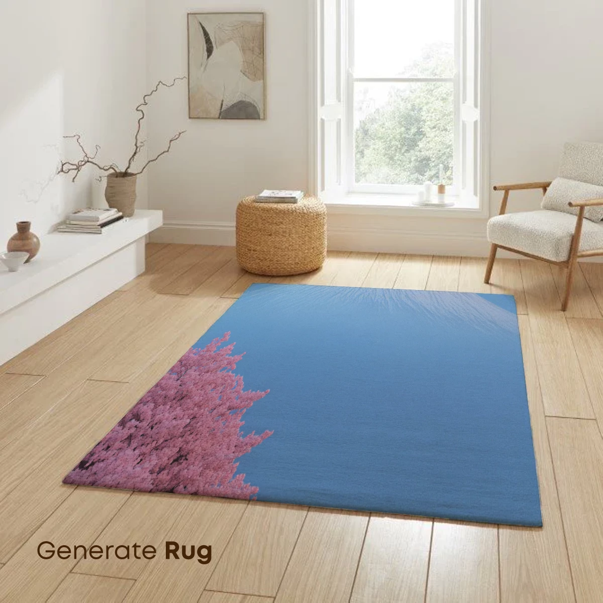 Fuji's Serenity: Cherry Blossoms Mirror Reflection - Image 6