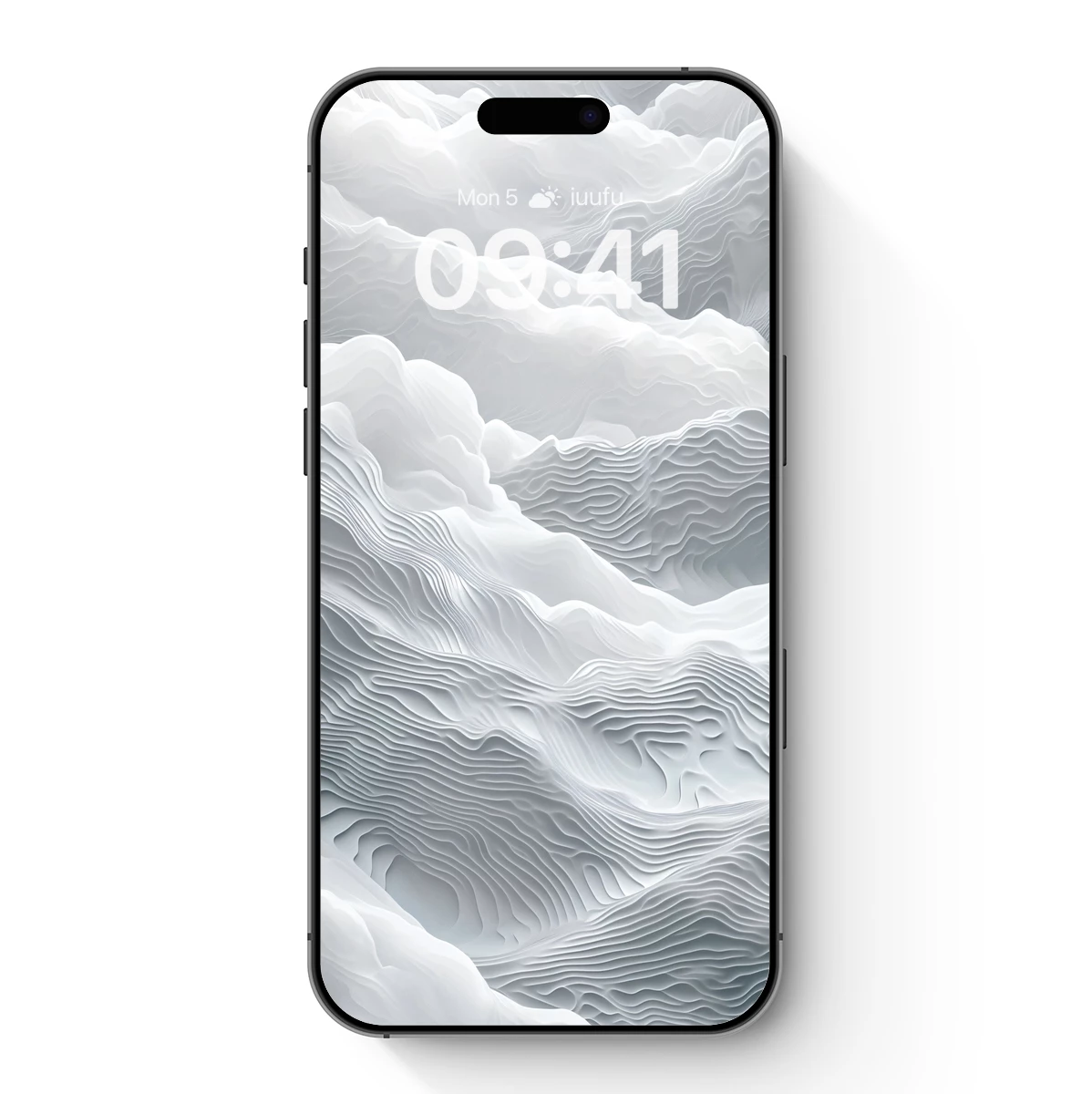 Ethereal White Waves: A Topographic Odyssey