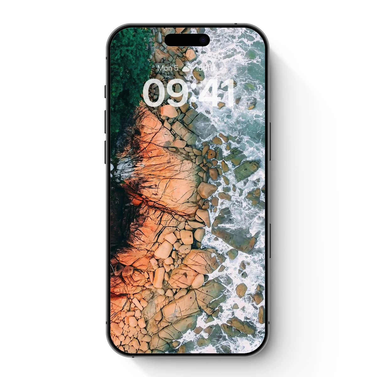 Tidal Embrace: Rock and Sea Harmony