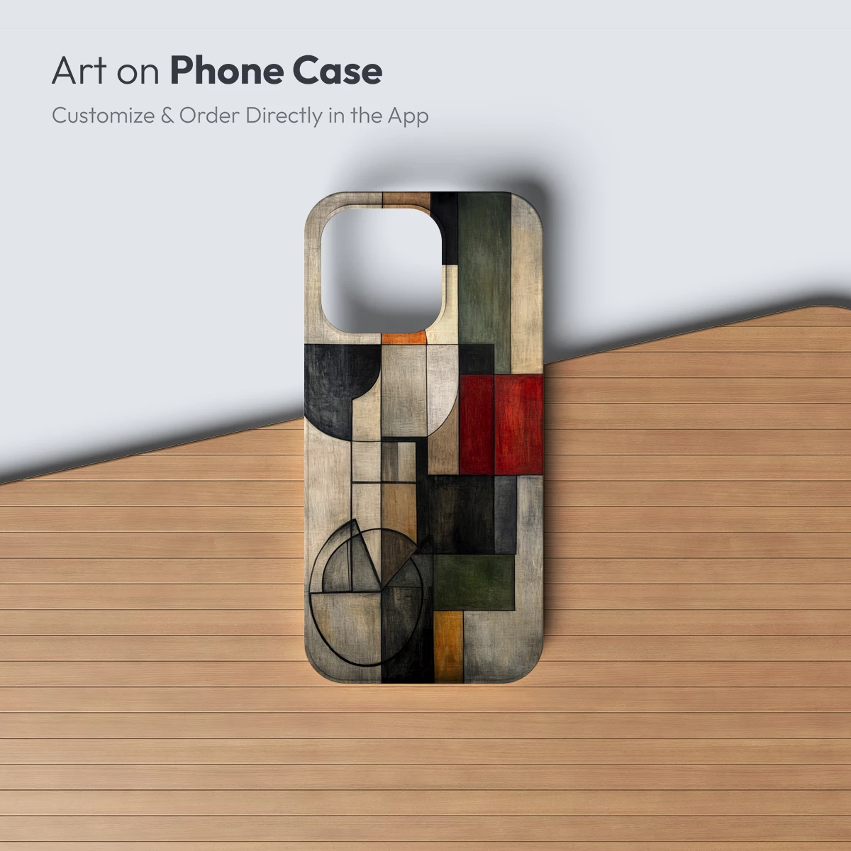 Geometric Harmony: Abstract Color Blocks - Image 2