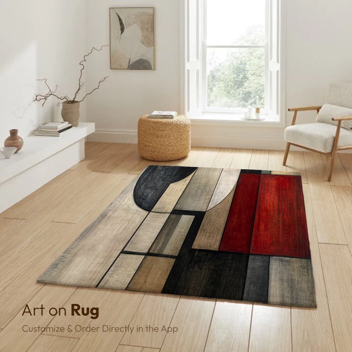 Geometric Harmony: Abstract Color Blocks - Image 5