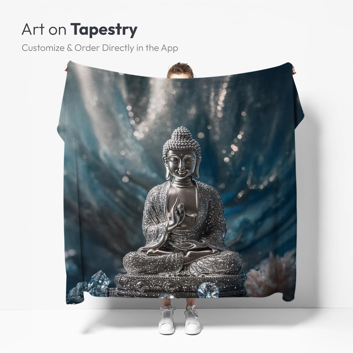 Ethereal Buddha in Crystal Serenity - Image 5