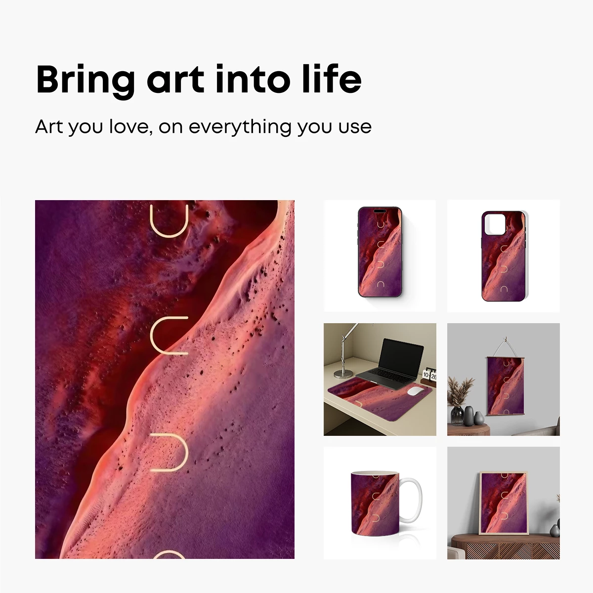 Desert Dunes in Abstract Harmony - Image 2