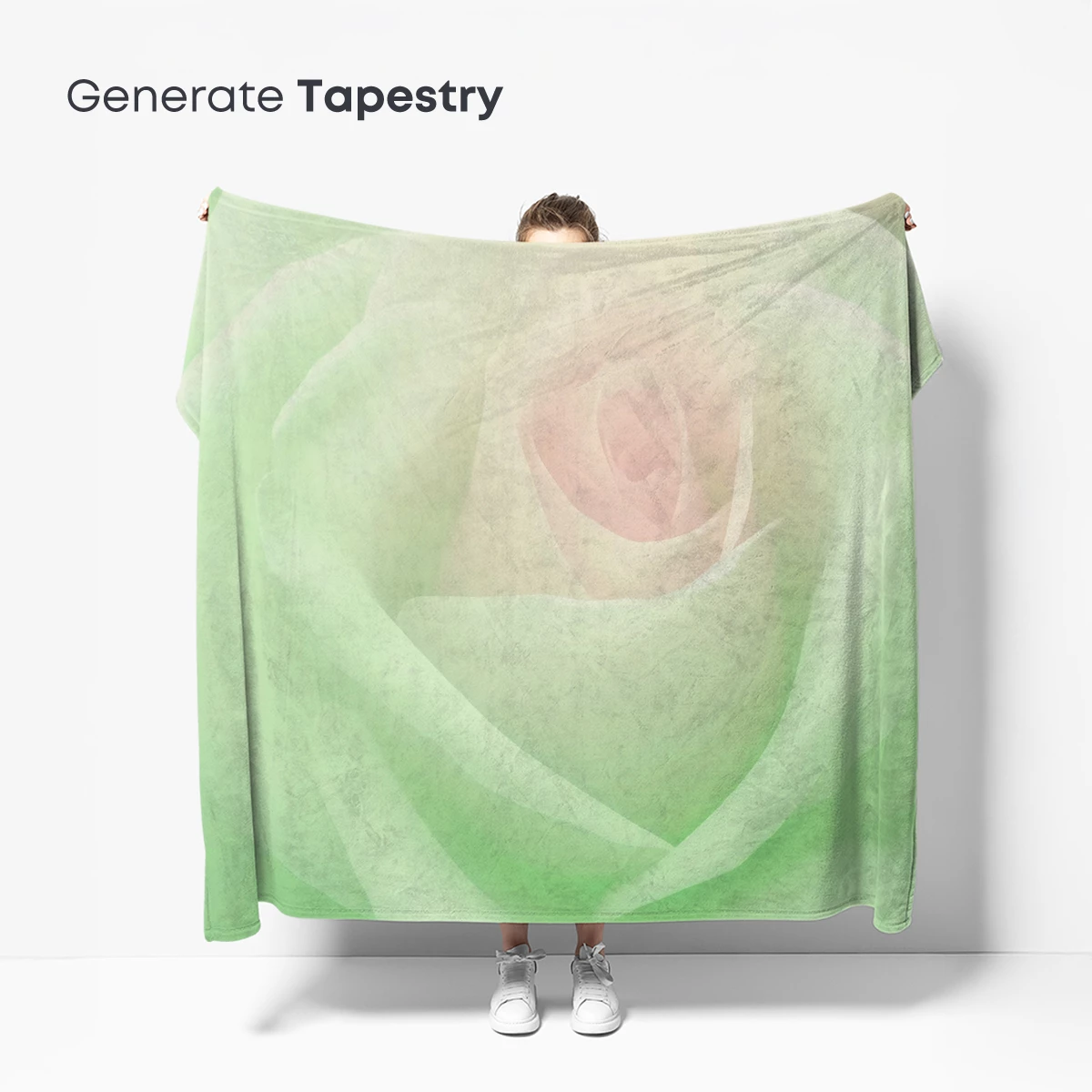 Ethereal Mint Roses: Soft Blooms in Pastel Harmony - Image 5