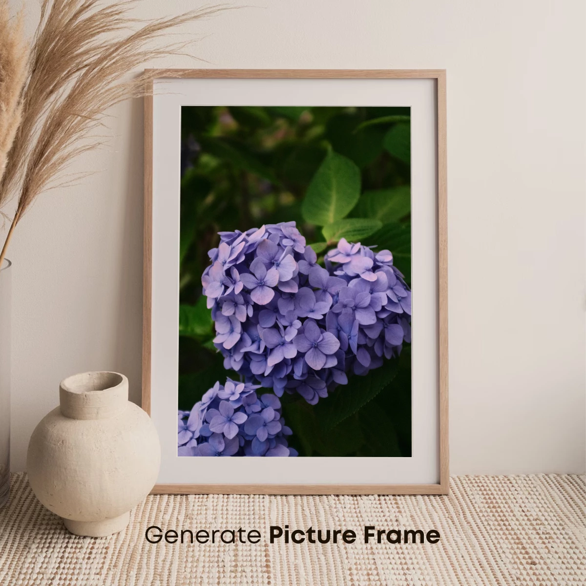 Ethereal Lavender Hydrangeas in Verdant Embrace - Image 7