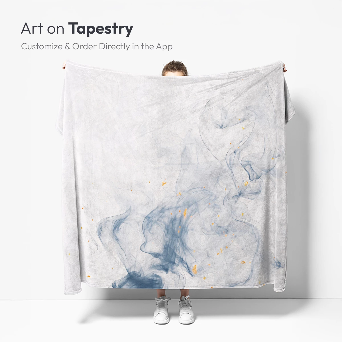 Ethereal Smoke Dance: Whispers of Mist and Gold - Image 5