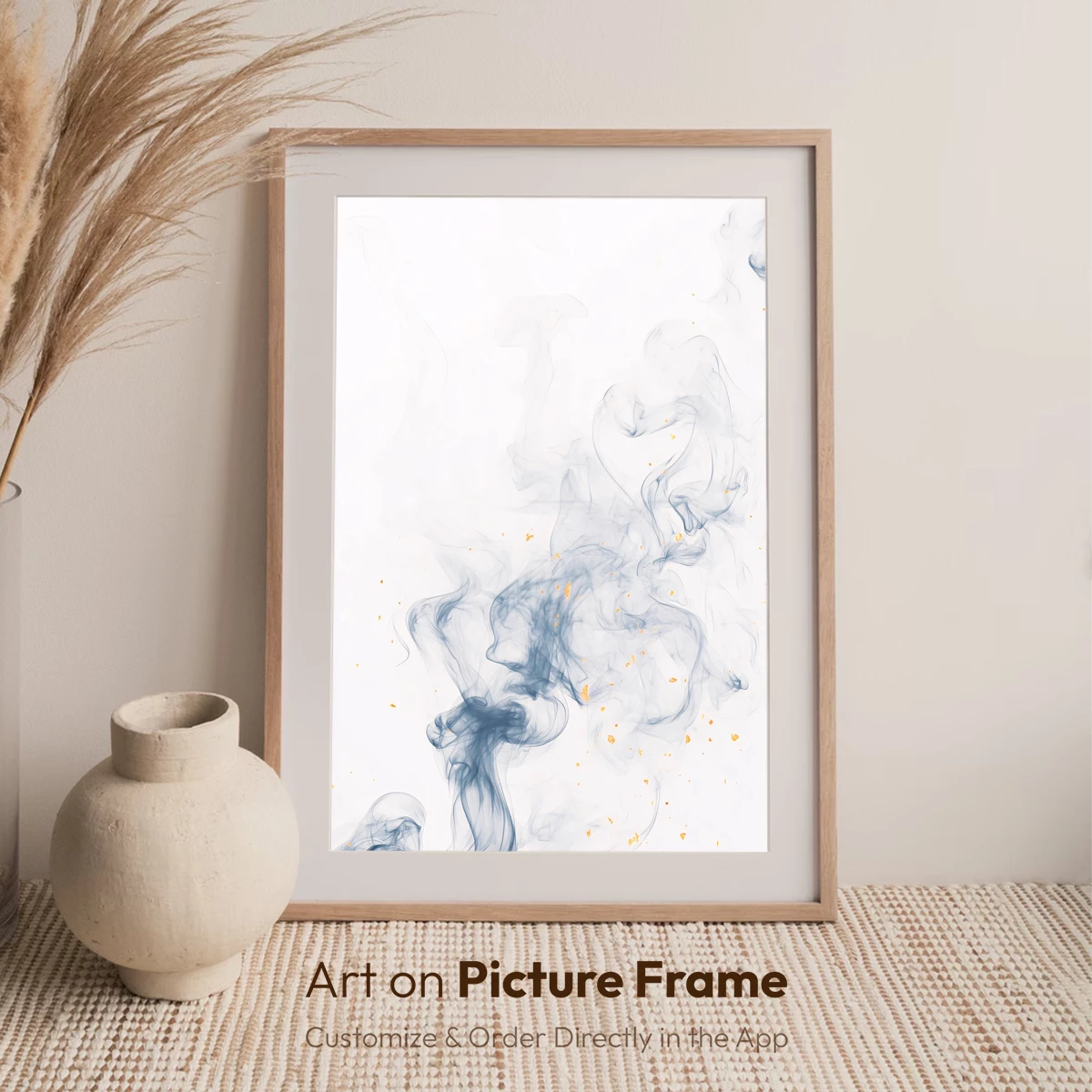 Ethereal Smoke Dance: Whispers of Mist and Gold - Image 7