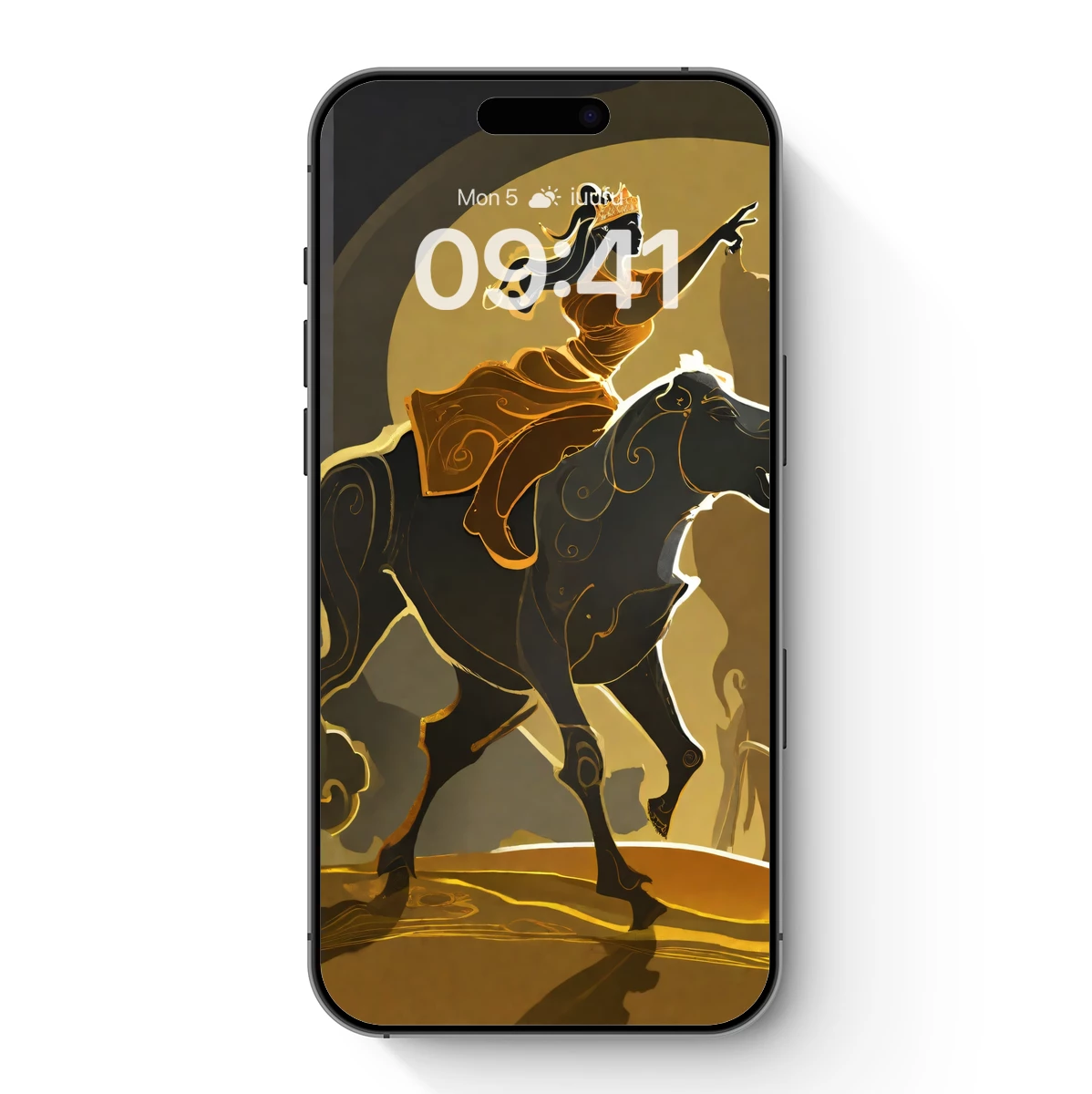 Golden Rider: Mythic Elegance in Motion Golden Rider: Mythic Elegance in Motion