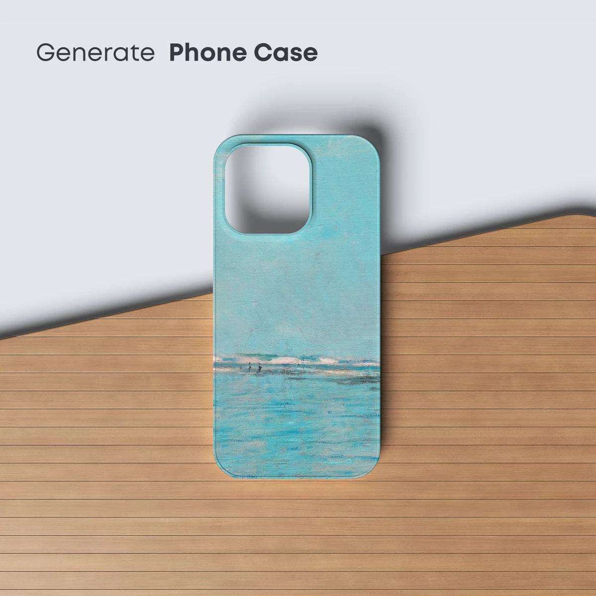 Ethereal Aqua Horizon: Abstract Coastal Serenity - Image 3