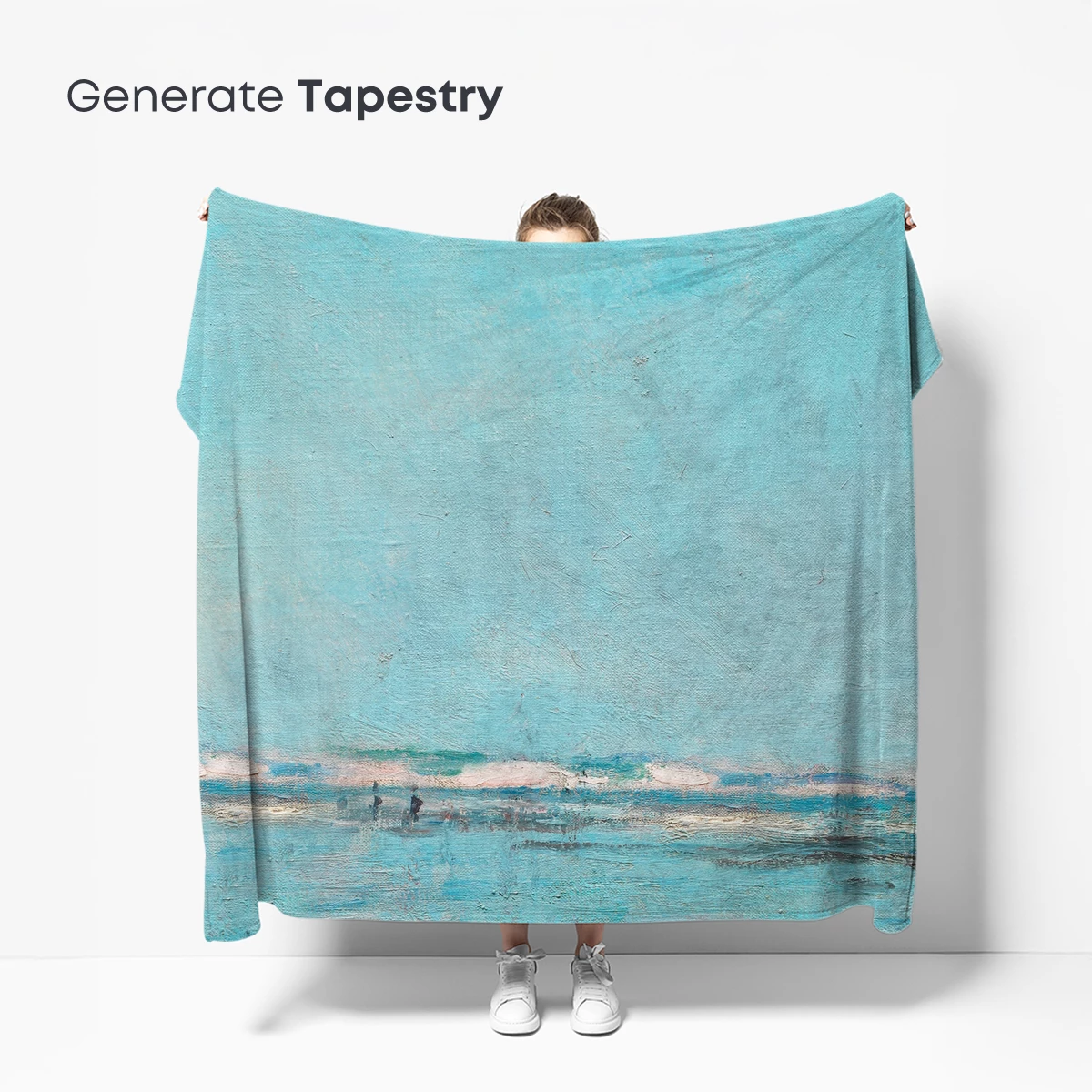 Ethereal Aqua Horizon: Abstract Coastal Serenity - Image 5