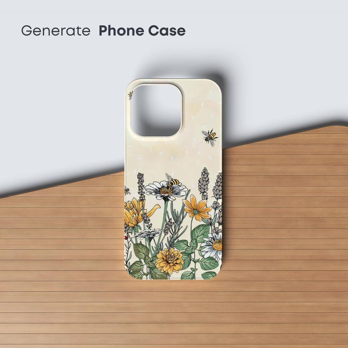 Bee Haven: Floral Harmony in Flight - Image 3