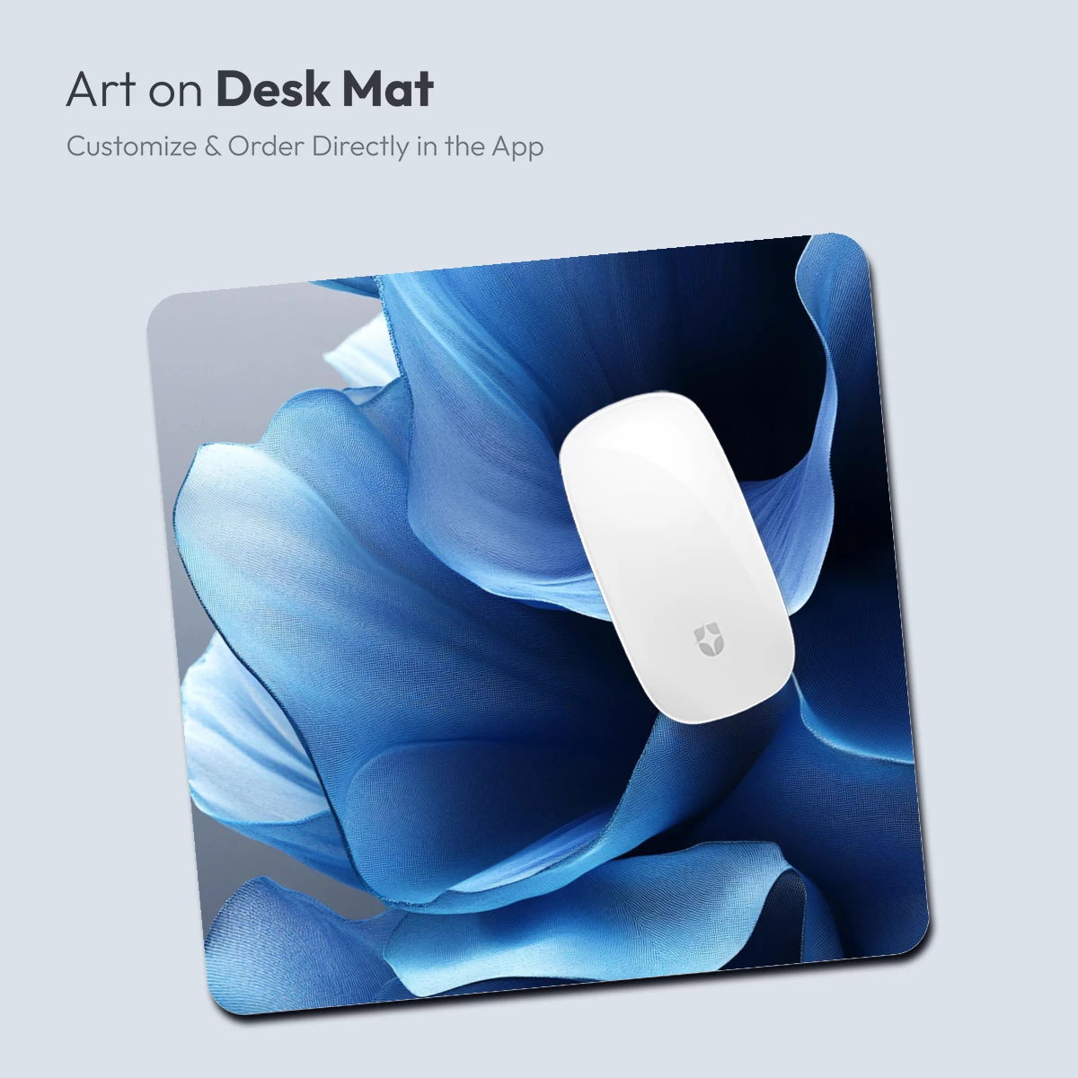 Ethereal Blue Silk Waves - Image 4