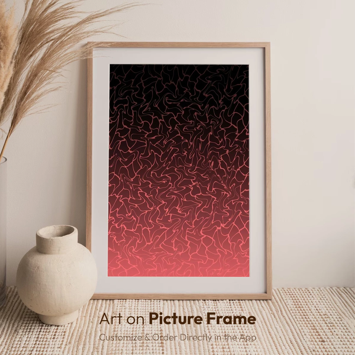 Crimson Whispers: Abstract Fluid Art - Image 7