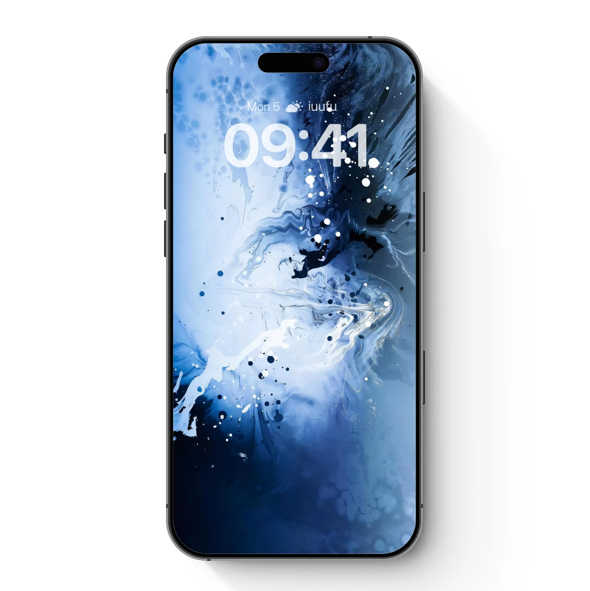 Ethereal Blue Abyss: A Dance of Ink and Light