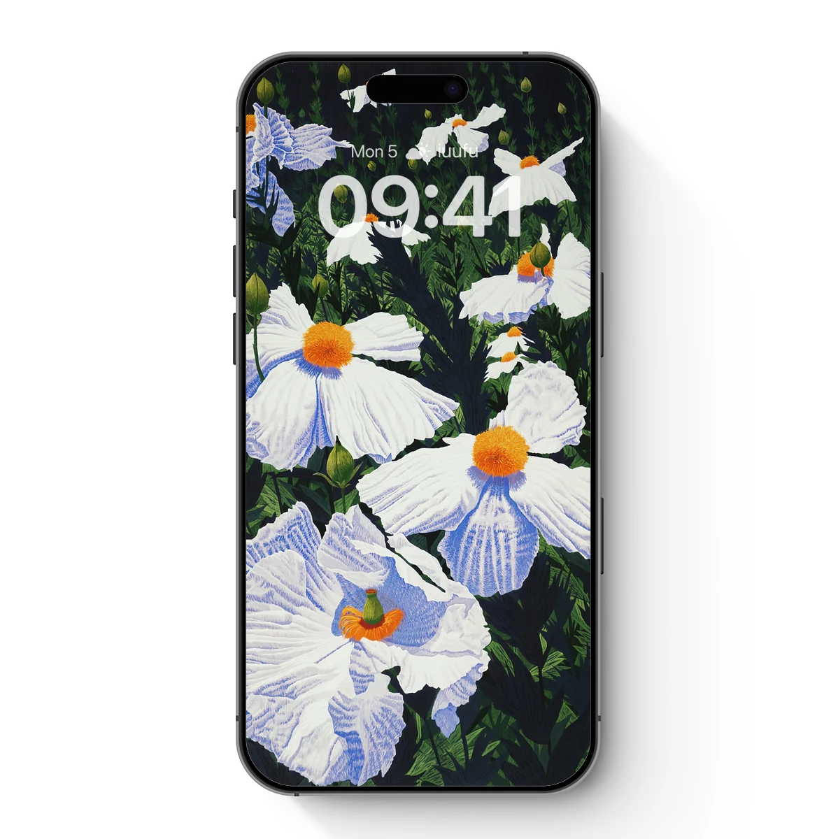 Ethereal Petals: Blooming in Midnight Shadows