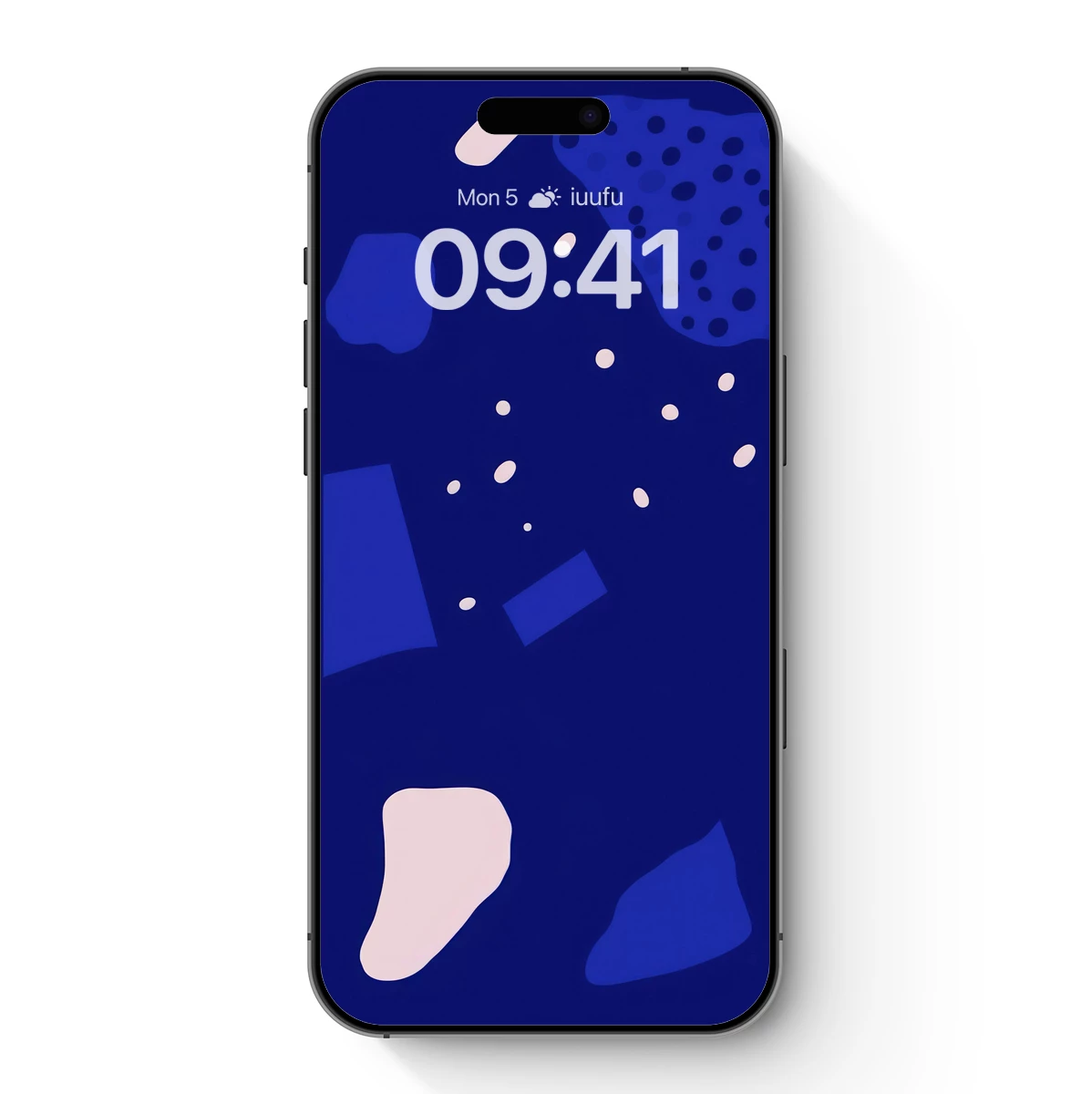 Abstract Blue Odyssey: Geometric Dreamscape