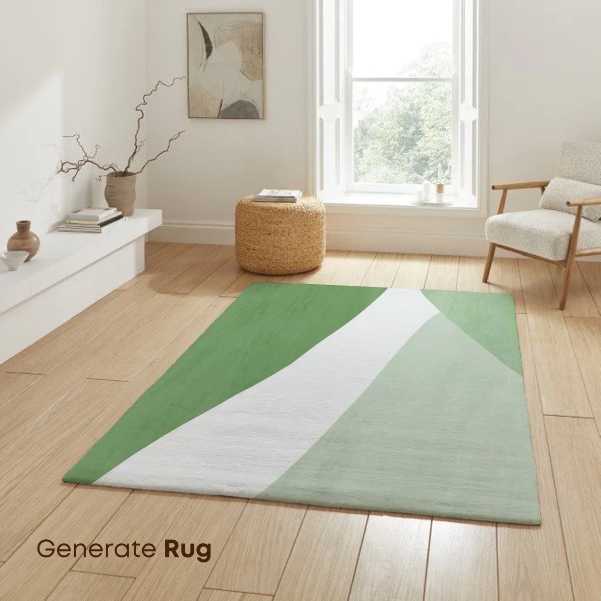 Ethereal Green Abstract Flow - Image 6