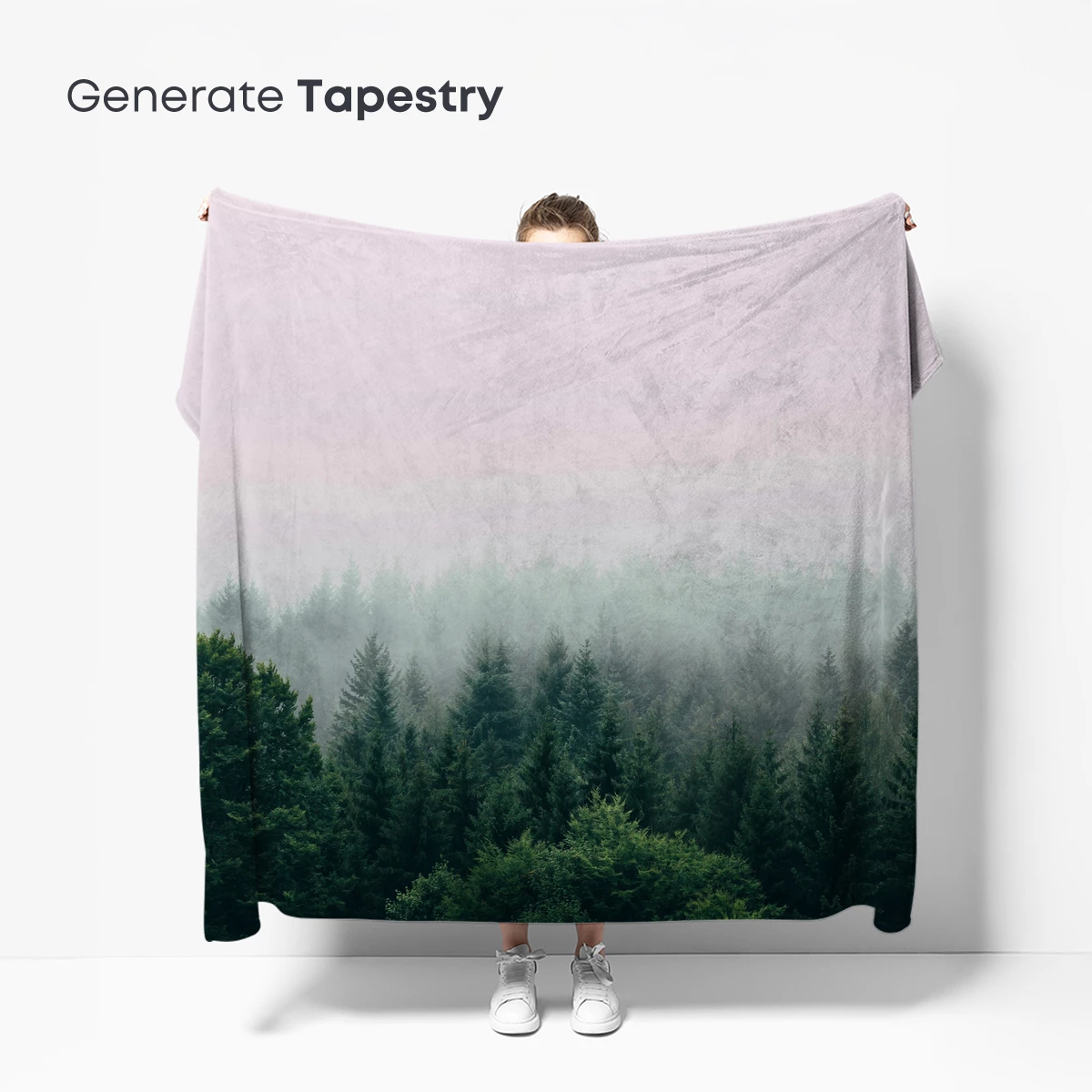 Misty Forest Canopy: A Veil of Serenity - Image 5